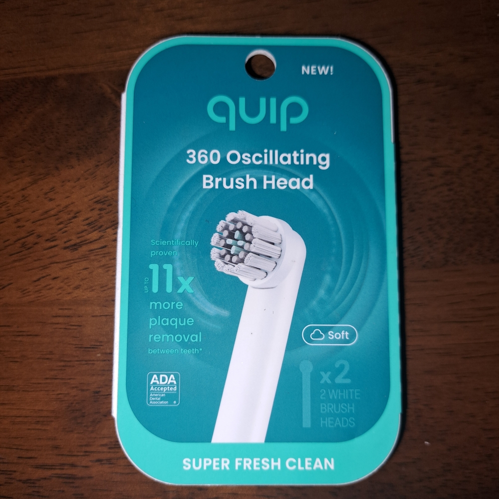 Quip White 360 Oscillating Brush Head
